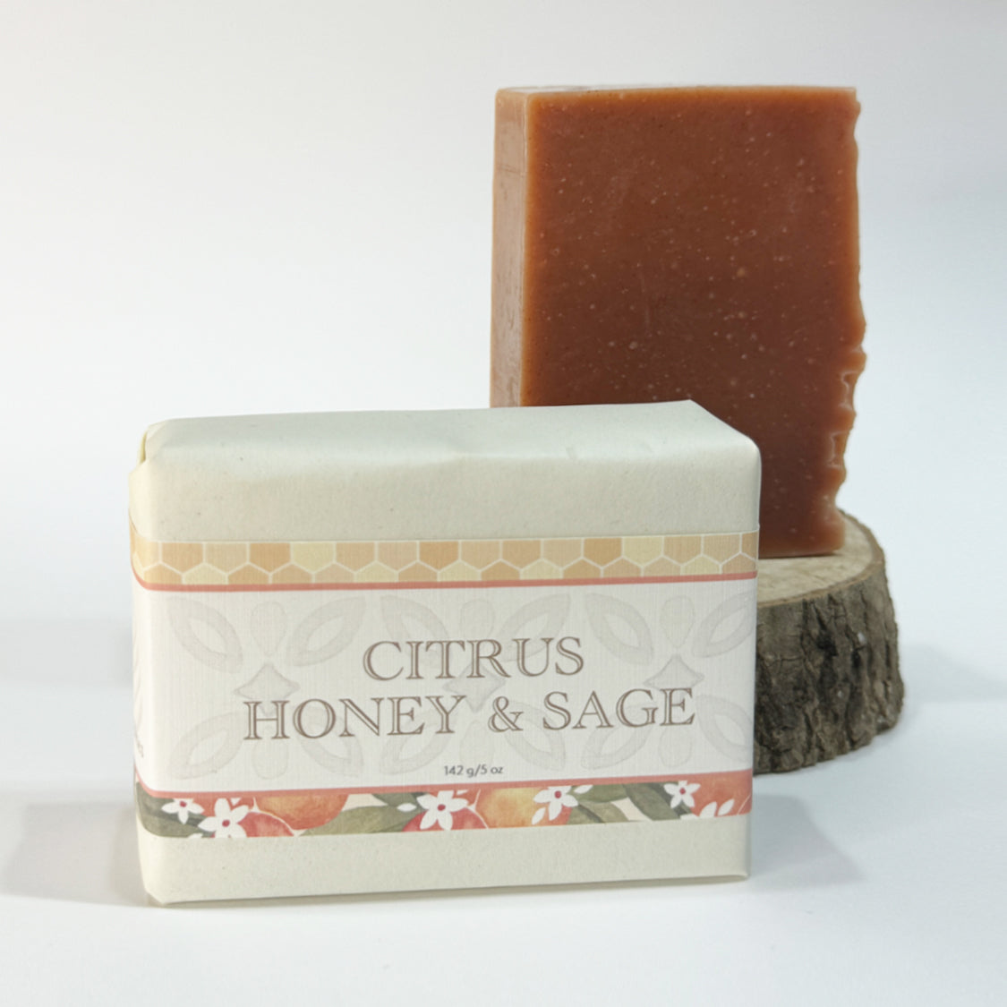 Natural Body Bar Soap | Citrus Honey & Sage