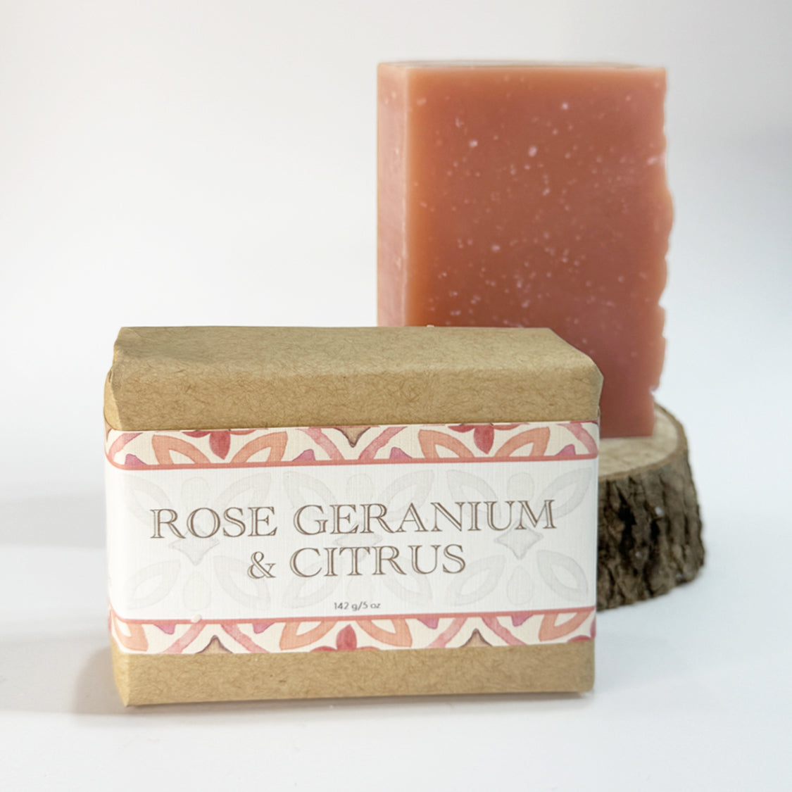 Natural Body Bar Soap | Rose Geranium & Citrus